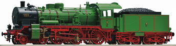 [] → [] → [] → 36056: parn lokomotiva zelen s ervenm pojezdem