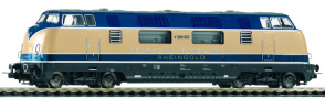 [Lokomotivy] → [Motorov] → [V 200] → 502431: dieselov lokomotiva modr-slonov kost „Rheingold“