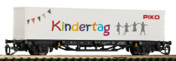 [N�kladn� vozy] &rarr;&nbsp;[N�zkost�nn�]&nbsp;&rarr;&nbsp;[2-os� kontejnerov� Lgs 579]&nbsp;&rarr;&nbsp;72408: n�kladn� plo�inov� v�z �ern� s jedn�m kontejnerem 40&prime; s reklamn�m potiskem „Kindertag“