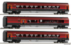 [Soupravy] &rarr;&nbsp;[Osobn�]&nbsp;&rarr;&nbsp;120300: set t�� rychl�kov�ch voz� „Railjet“ v barv�ch �BB