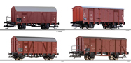 [] → [] → 501605: set 12 nkladnch krytch voz „Display gedeckte Gterwagen“