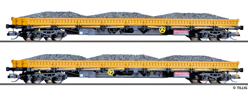 [] → [] → 501908: set dvou nkladnch voz pracovnho vlaku s nkladem trku