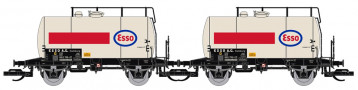 [Soupravy] &rarr;&nbsp;[N�kladn�]&nbsp;&rarr;&nbsp;120291: set dvou kr�mov�ch kotlov�ch voz� s logem „Esso“