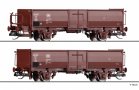 [Podzimn novinky Tillig 2025] → [Podzimn novinky Tillig 2025] → 01105: Gterwagenset der DB, bestehend aus zwei offenen Gterwagen E 037, beladen mit Steinkohle, Ep. IV
