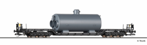 [Podzimn novinky Tillig 2025] → [Podzimn novinky Tillig 2025] → 95015: Tiefladewagen SSt 66 der DR, beladen mit Dampfkessel, Ep. III -FORMNEUHEIT-
